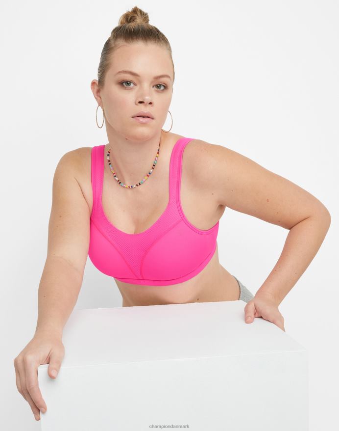 Champion spot comfort fuld støtte bh c logo V6J661189 pinksicle