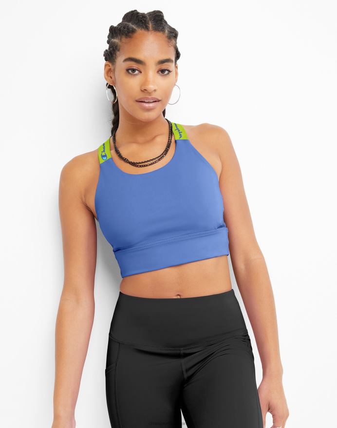 Champion absolut crop top klassiske manuskriptremme V6J661367 odyssé