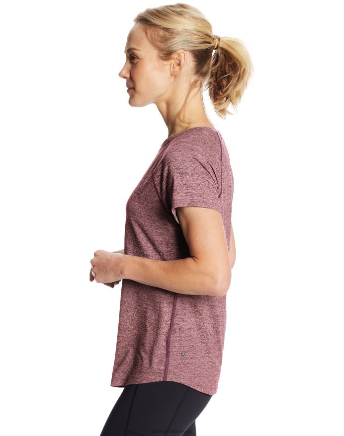 Champion c9 blød tech t-shirt V6J661735 mørk bær lilla lyng