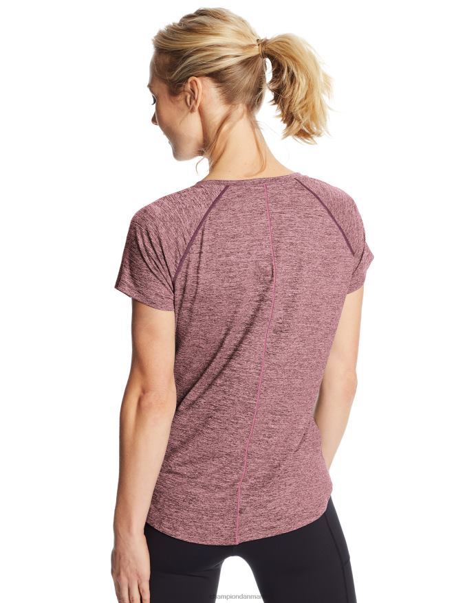Champion c9 blød tech t-shirt V6J661735 mørk bær lilla lyng