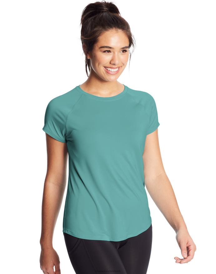 Champion c9 blød tech t-shirt V6J661736 aqua tonic