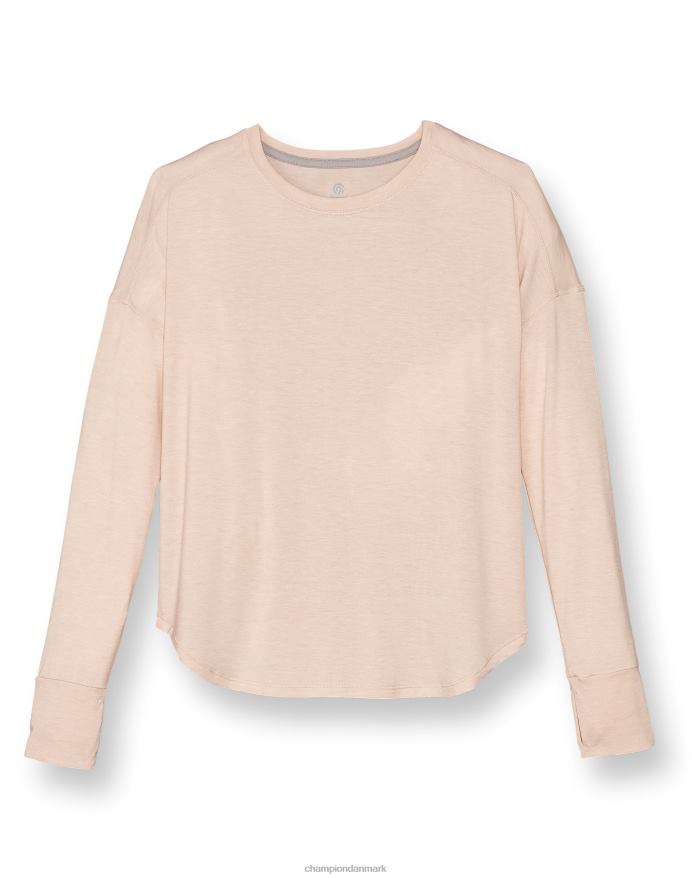 Champion c9 fashion langærmet t-shirt V6J661664 krydret mandelrosa lyng