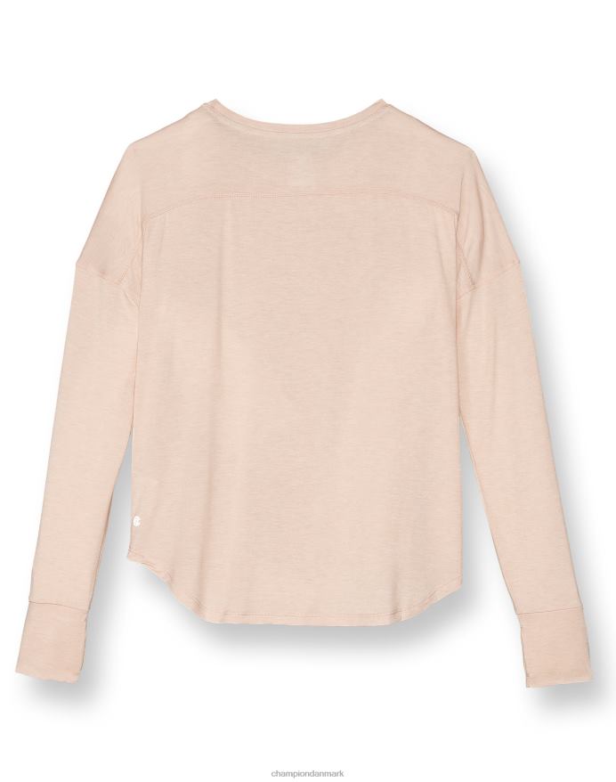 Champion c9 fashion langærmet t-shirt V6J661664 krydret mandelrosa lyng