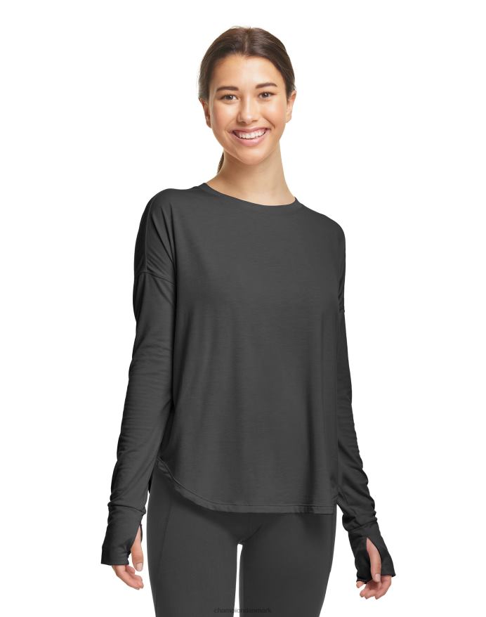 Champion c9 fashion langærmet t-shirt V6J661666 ibenholt