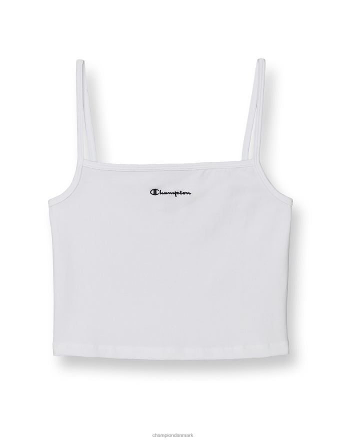Champion dagligdags beskåret cami script V6J661394 hvid