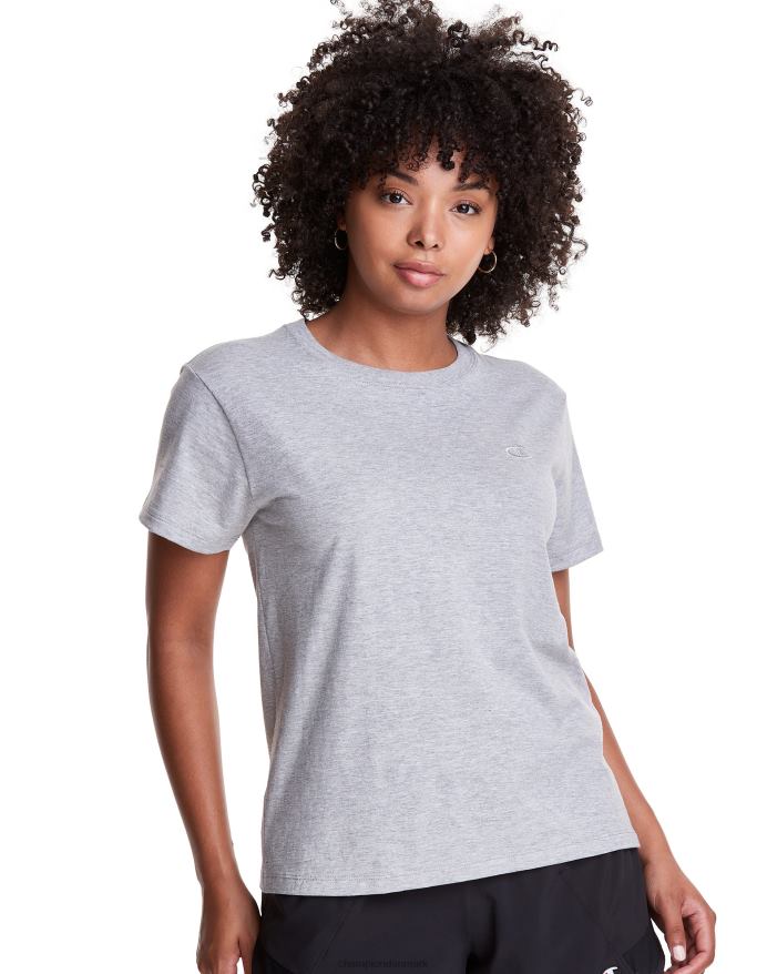 Champion klassisk T-shirt broderet c-logo V6J662046 oxford grå