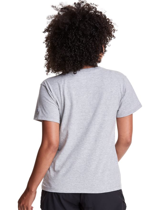 Champion klassisk T-shirt broderet c-logo V6J662046 oxford grå
