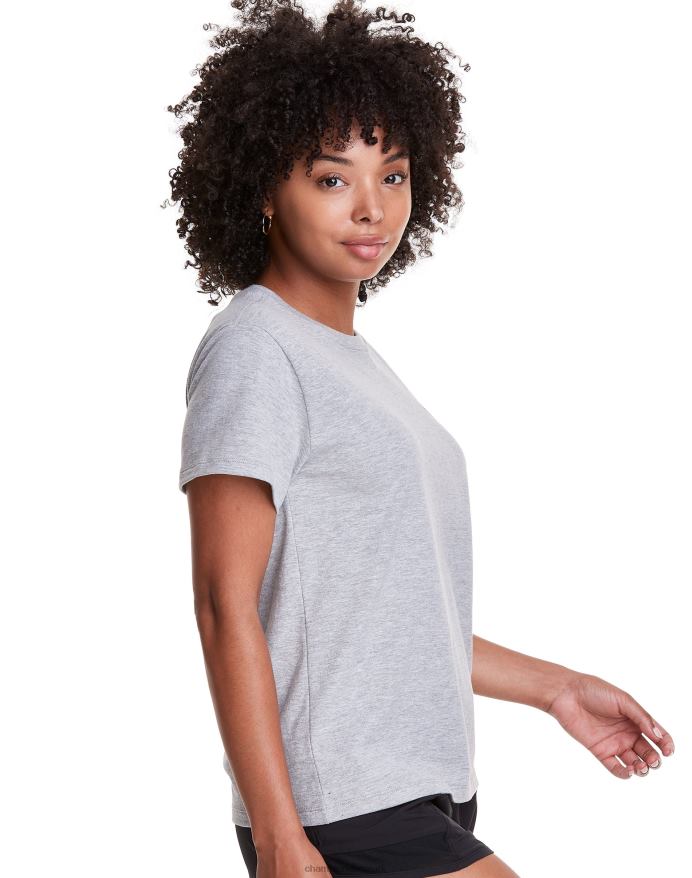 Champion klassisk T-shirt broderet c-logo V6J662046 oxford grå