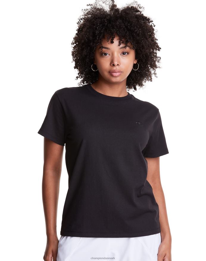 Champion klassisk T-shirt broderet c-logo V6J662047 sort