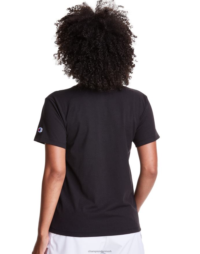 Champion klassisk T-shirt broderet c-logo V6J662047 sort