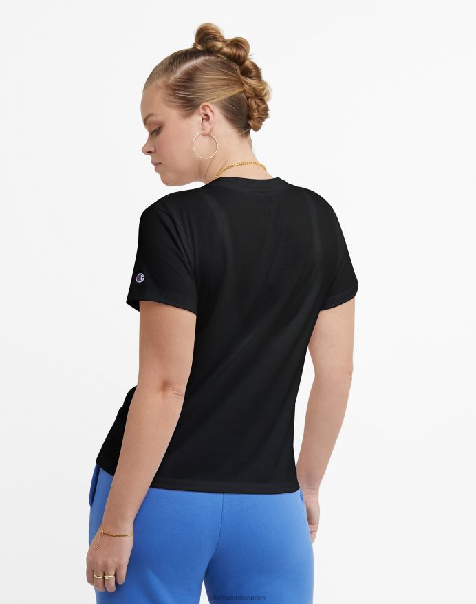 Champion klassisk grafisk t-shirt spejlvendt script V6J661359 sort
