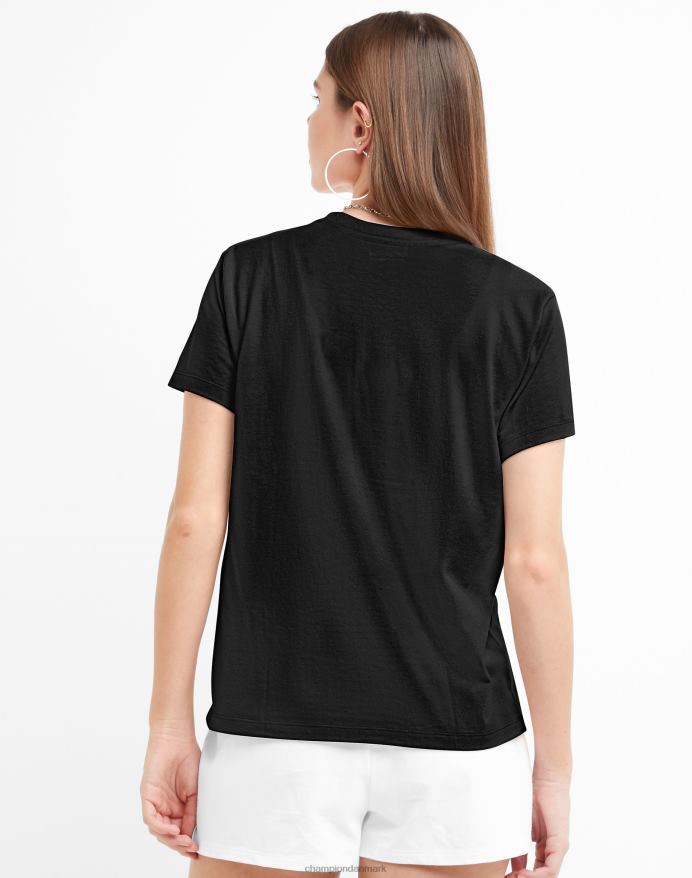 Champion klassisk t-shirt ombre wave V6J661350 sort