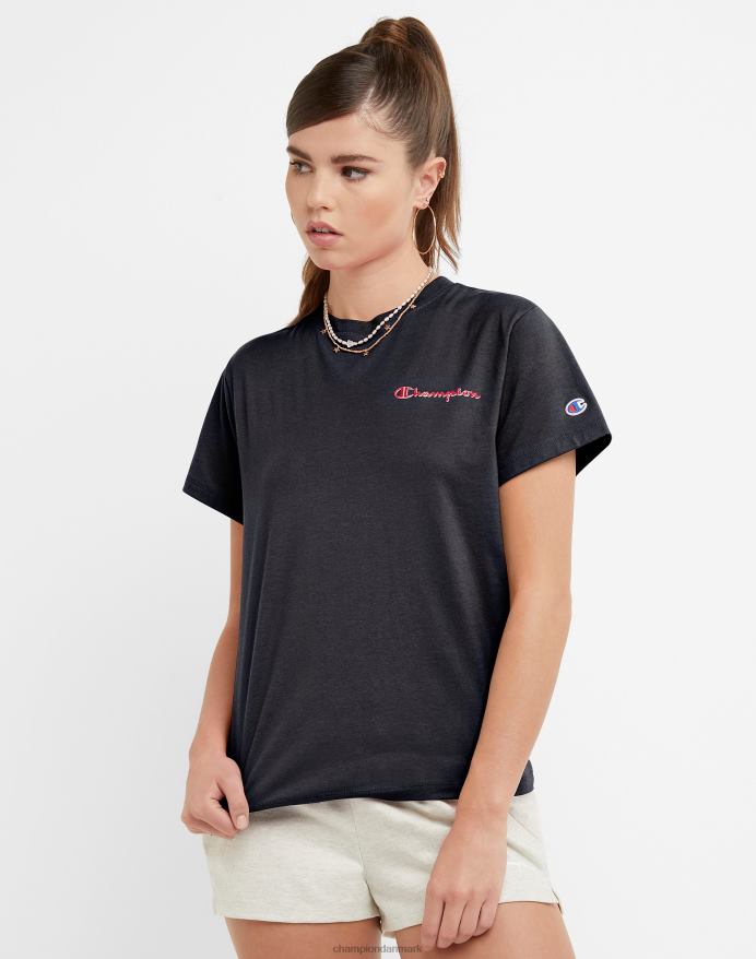 Champion klassisk t-shirt script logo V6J661333 sort