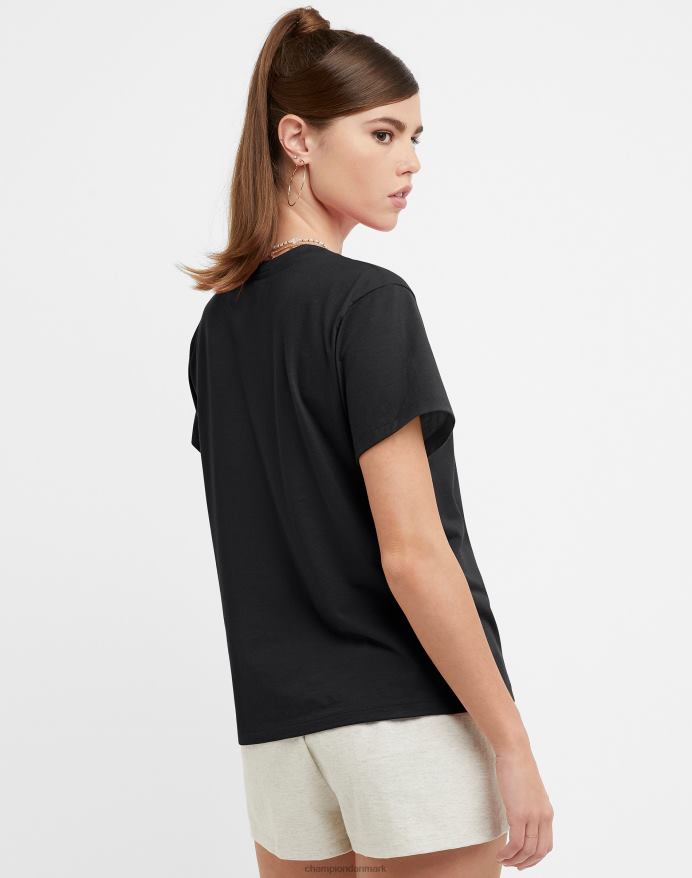 Champion klassisk t-shirt script logo V6J661333 sort
