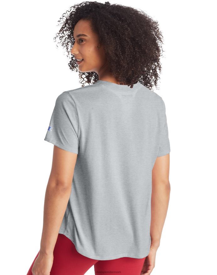 Champion klassisk t-shirt script logo V6J662059 oxford grå