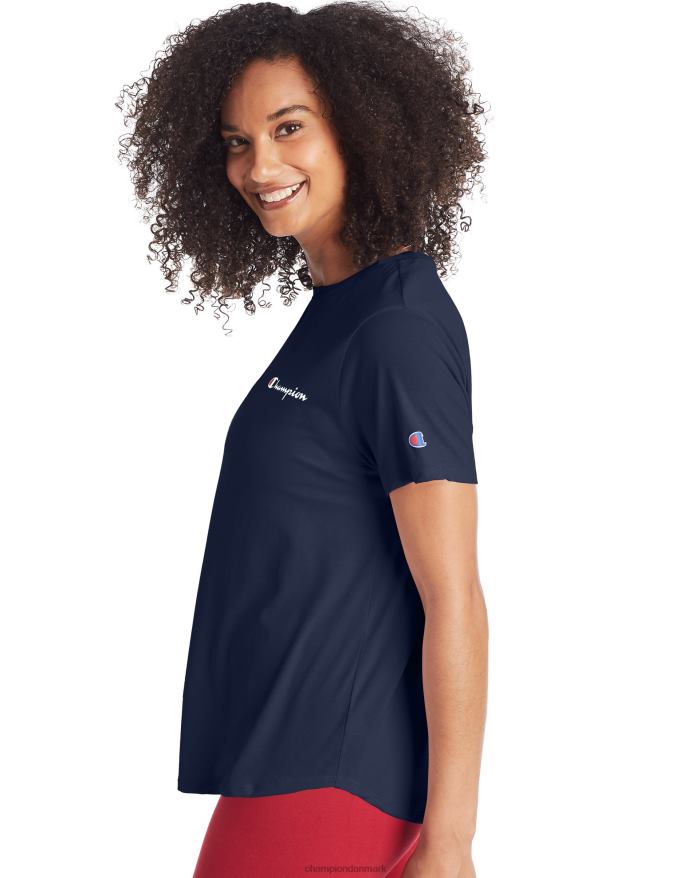 Champion klassisk t-shirt script logo V6J662064 atletisk flåde