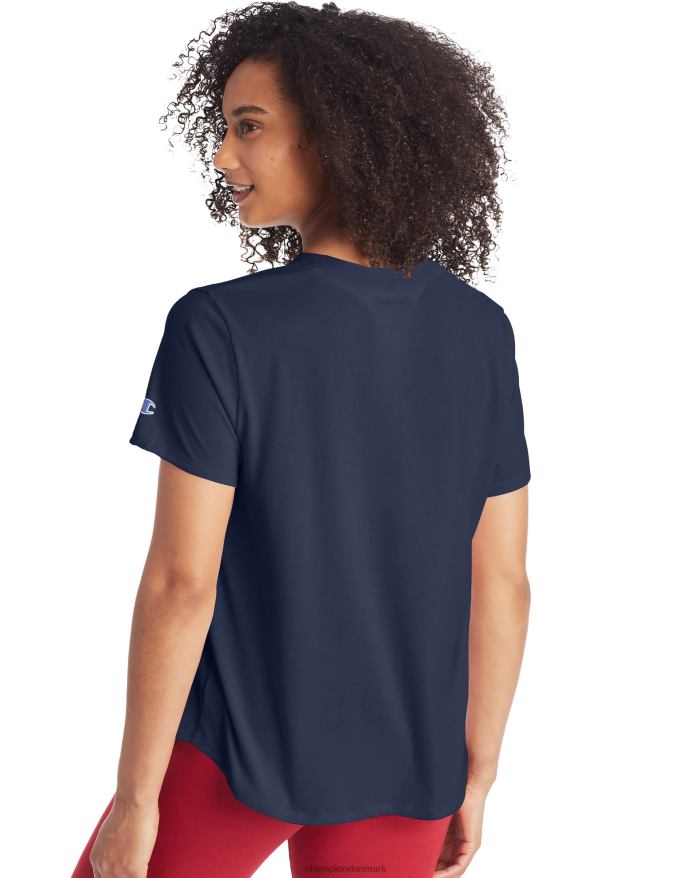 Champion klassisk t-shirt script logo V6J662064 atletisk flåde