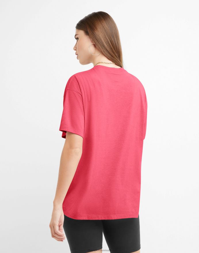 Champion klassiske løse tee wave-logoer over ca V6J662050 glad pink