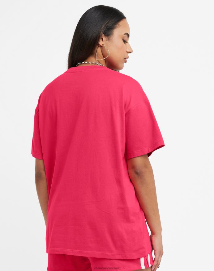 Champion oversized jersey t-shirt have c logo V6J661339 patrulje rød