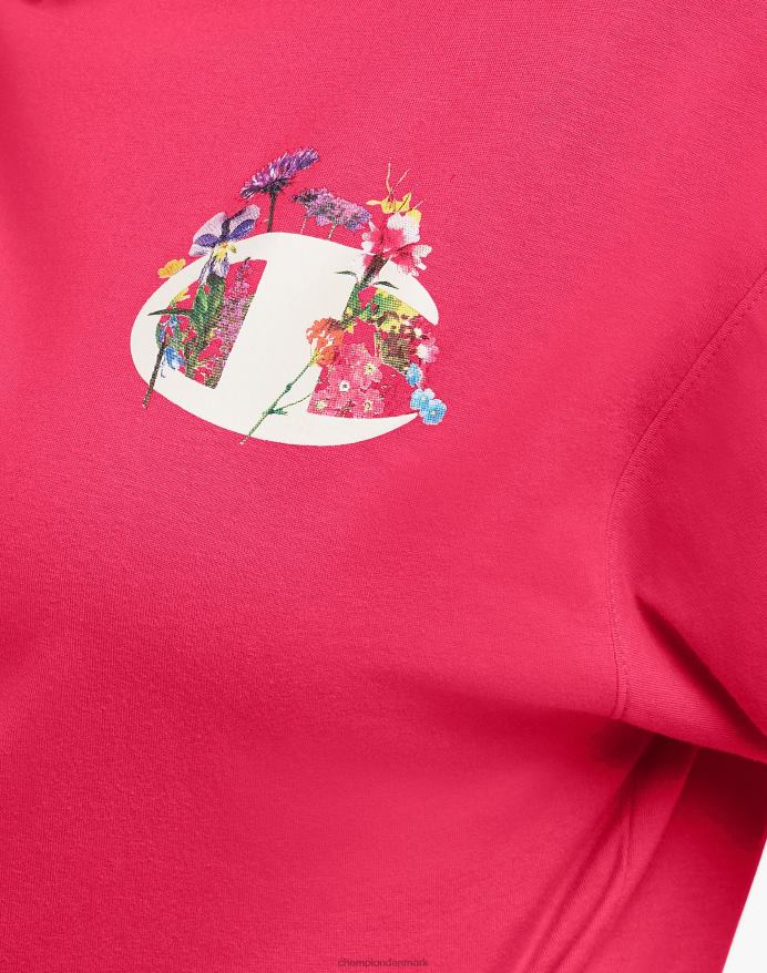 Champion oversized jersey t-shirt have c logo V6J661339 patrulje rød