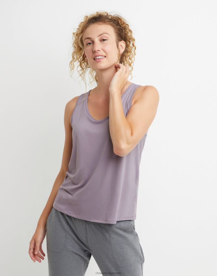 Champion soft touch essential tank c logo V6J662025 røget syren