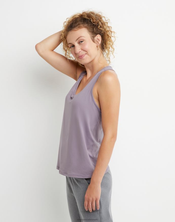Champion soft touch essential tank c logo V6J662025 røget syren