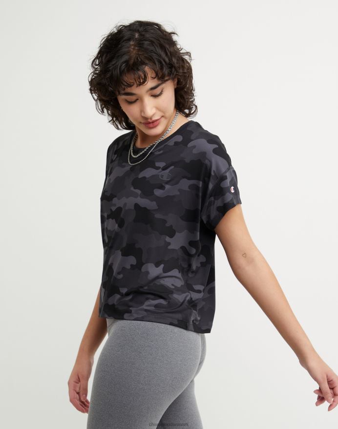 Champion soft touch essentiel camo tee c logo V6J662024 sport camo ammunition sort