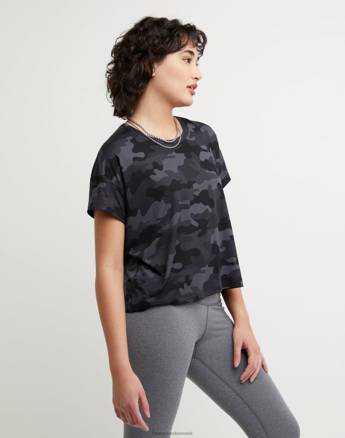 Champion soft touch essentiel camo tee c logo V6J662024 sport camo ammunition sort