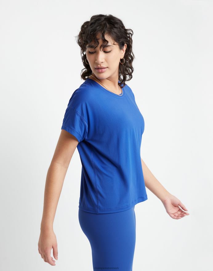 Champion soft touch essentiel t-shirt V6J662053 dyb blændende blå