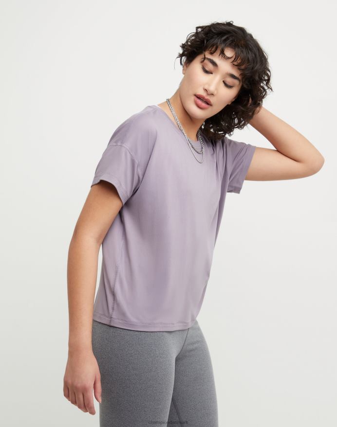 Champion soft touch essentiel t-shirt V6J662055 røget syren
