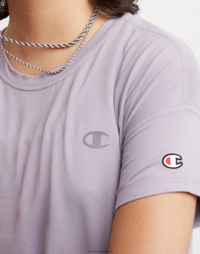 Champion soft touch essentiel t-shirt V6J662055 røget syren