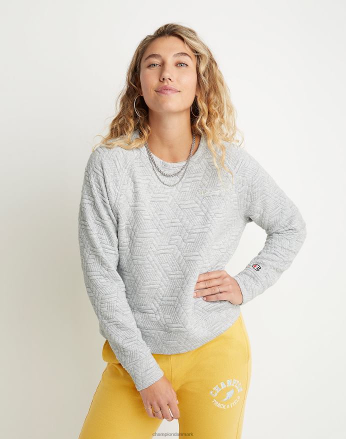Champion soft touch pullover tekstprint V6J661408 oxford grå