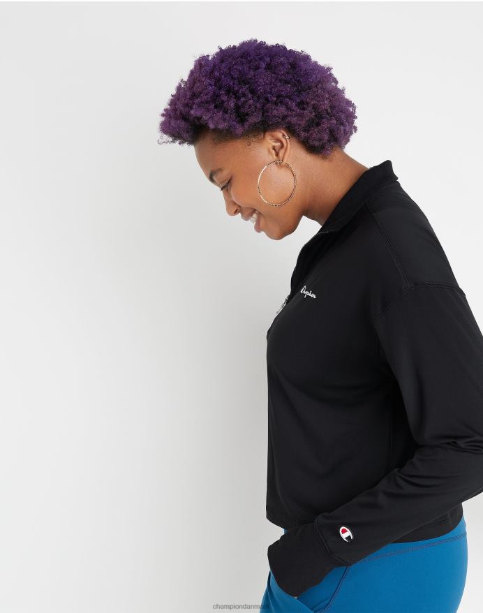 Champion soft touch quarter zip script logo V6J662036 sort