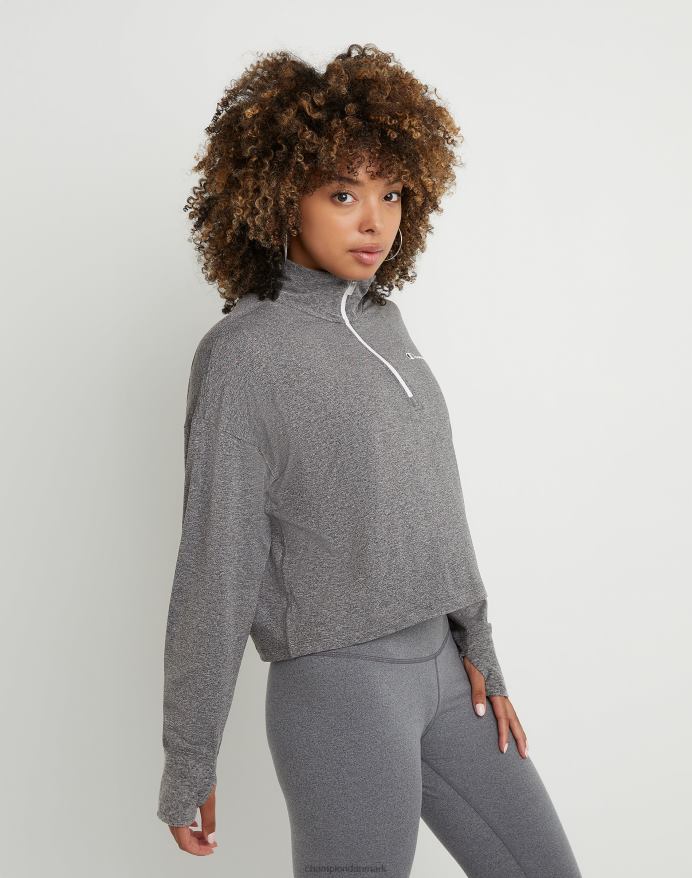 Champion soft touch quarter zip script logo V6J662037 ibenholt lyng
