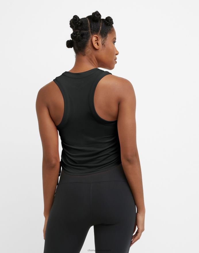 Champion soft touch ruched tanktop snoretræk V6J661324 sort