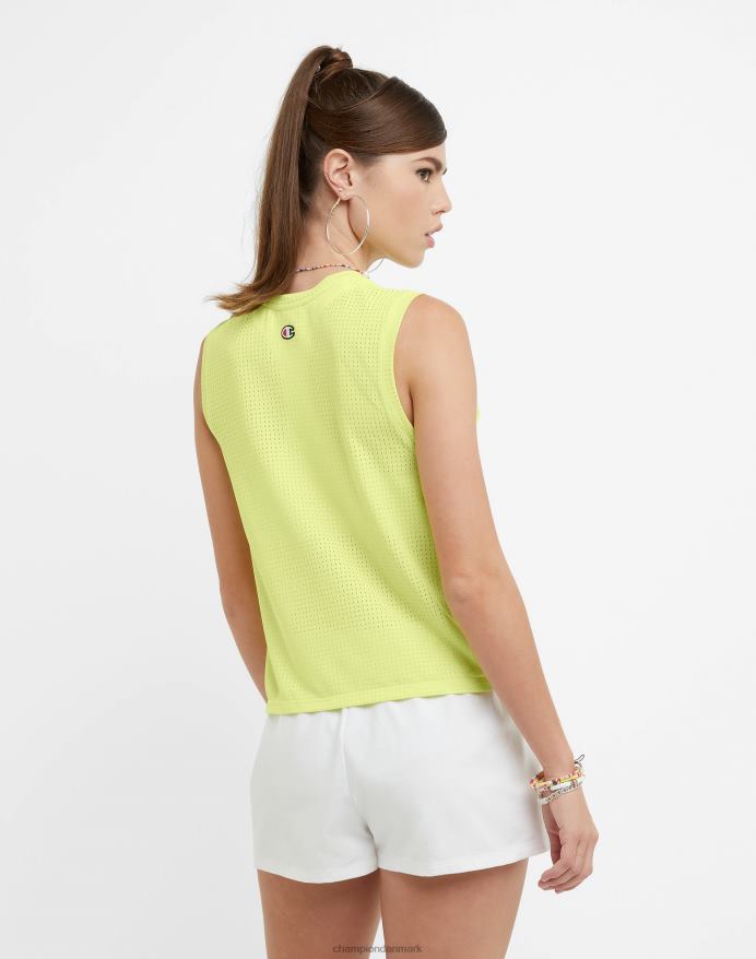 Champion sport mesh t-shirt grafik V6J661315 frossen lime