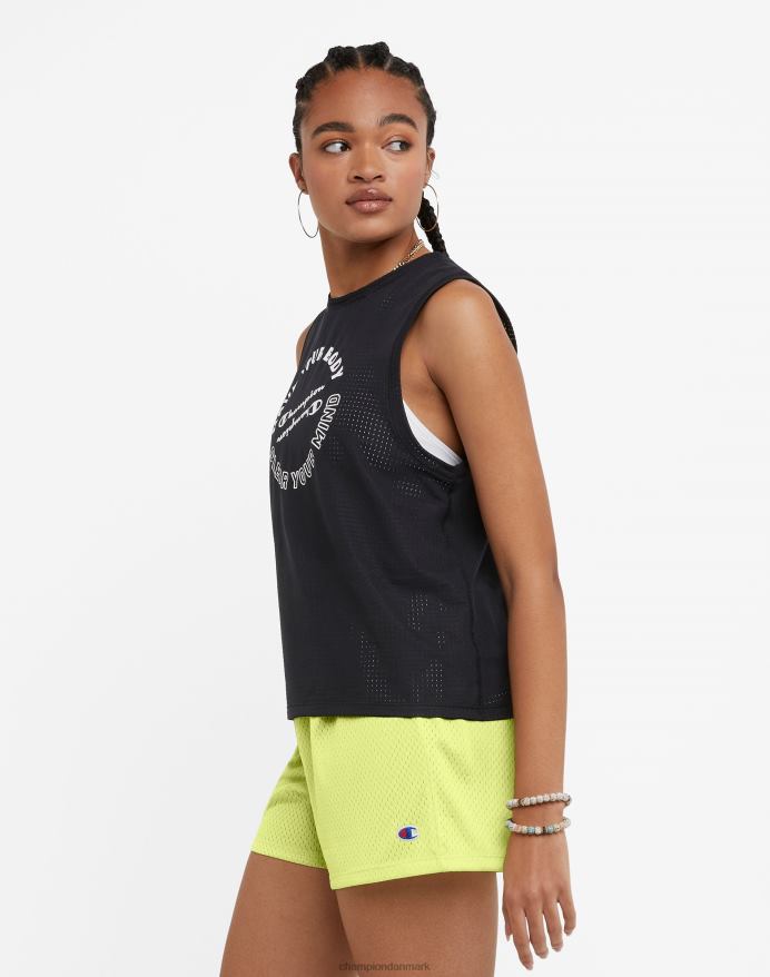 Champion sport mesh t-shirt grafik V6J661316 sort