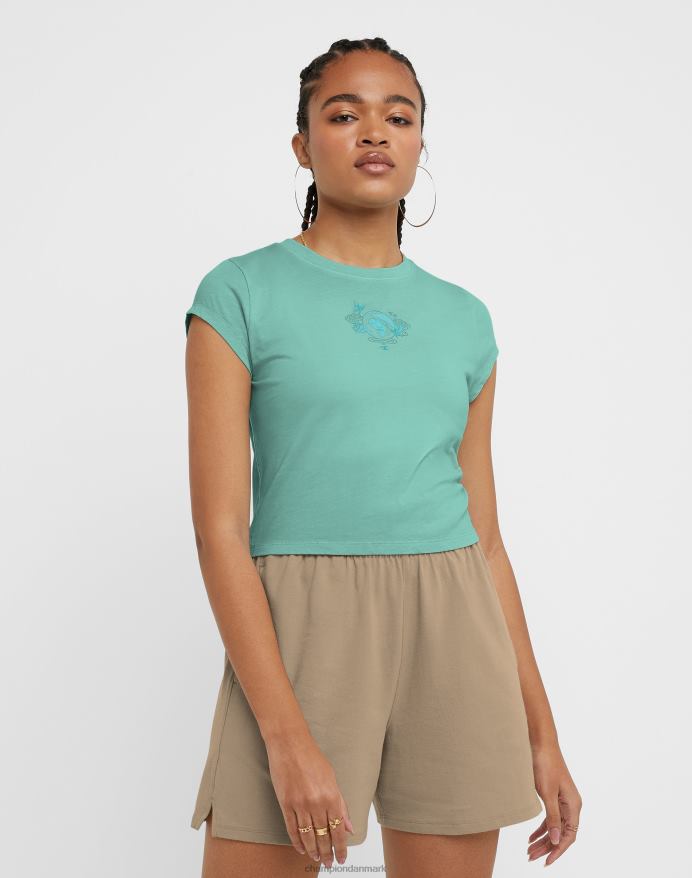 Champion tilpasset t-shirt global gudinde V6J661323 solfarve ren mynte