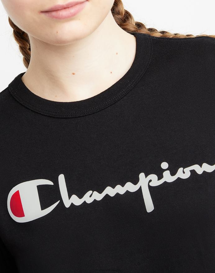 heritage tee vintage champion logo V6J662072 sort