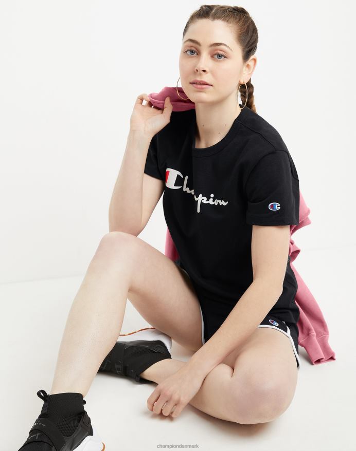 heritage tee vintage champion logo V6J662072 sort