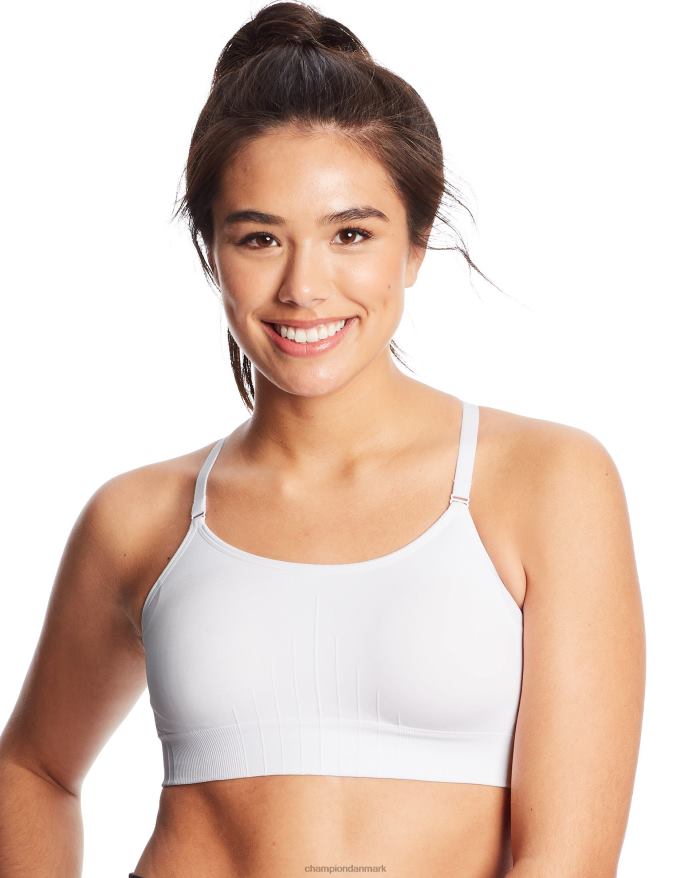 Champion c9 medium støtte sømløs cami bh V6J661695 ægte hvid