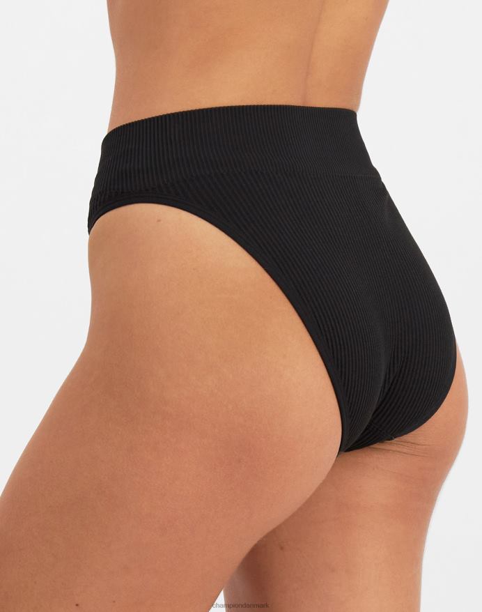 Champion sømløst bikini undertøj c logo V6J661551 sort