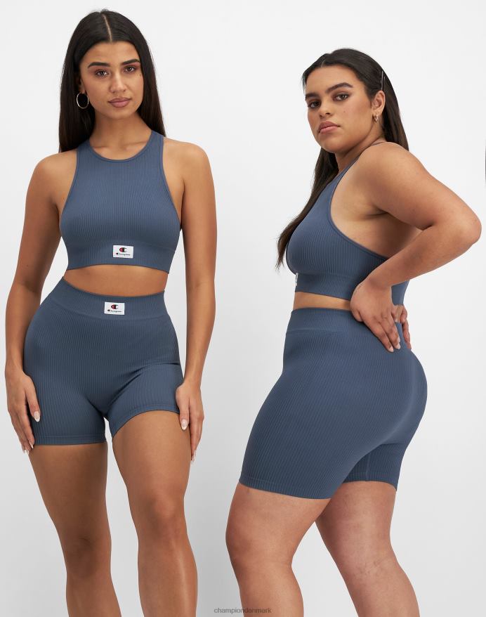 Champion sømløst boyshort c-logo V6J661547 trekking grå