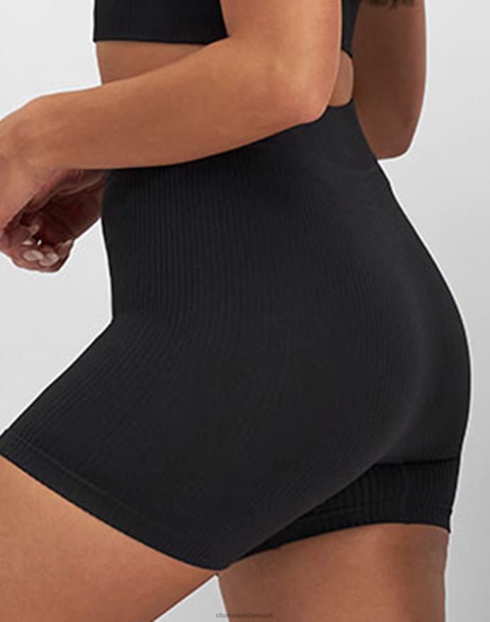 Champion sømløst boyshort c-logo V6J661549 sort