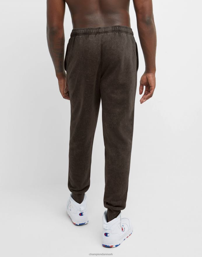 Champion acid wash joggers bølget logo 30 V6J66227 syrevask sort