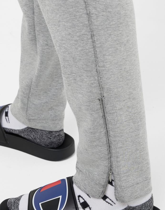 Champion flex colorblock bukser c patch 29 V6J66211 sort/hvid/oxfordgrå