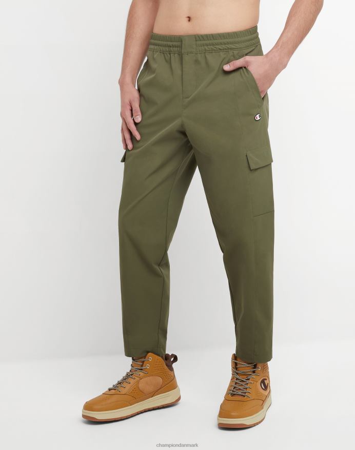 Champion flex vævede stretchbukser 27,5 V6J66234 fragt oliven