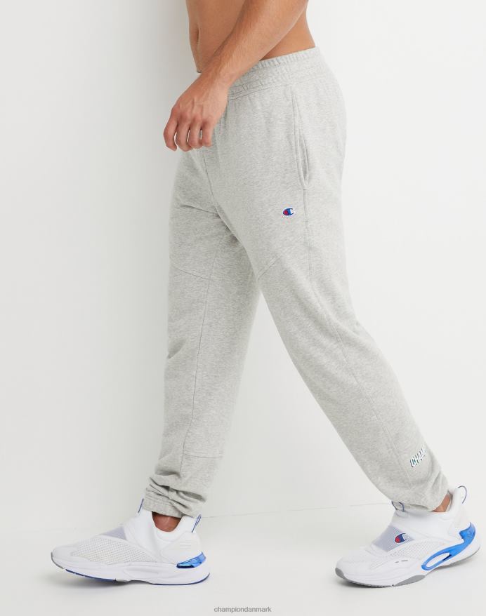Champion global explorer french terry joggers aberration block logo 30 V6J66310 oxford grå lyng/multi