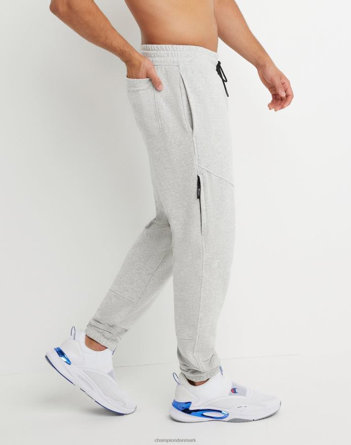 Champion global explorer french terry joggers aberration block logo 30 V6J66310 oxford grå lyng/multi