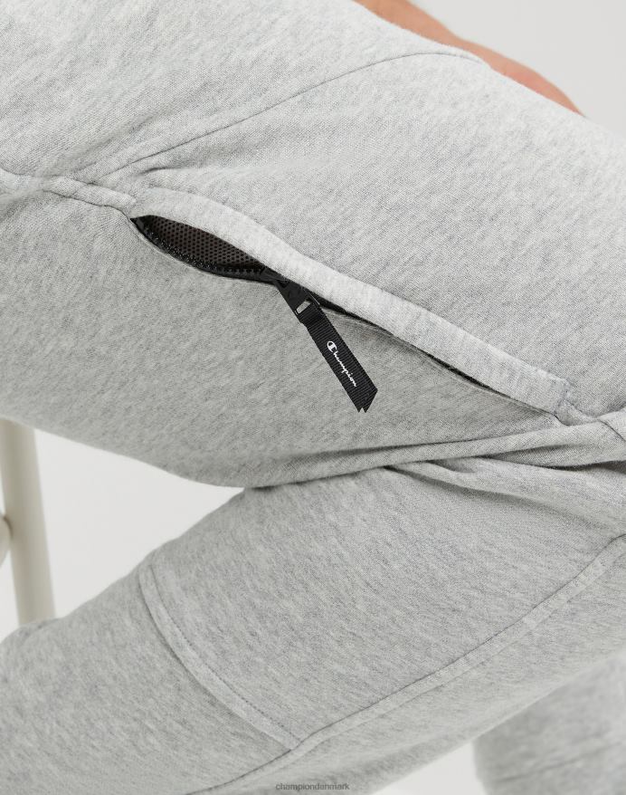 Champion global explorer french terry joggers aberration block logo 30 V6J66310 oxford grå lyng/multi